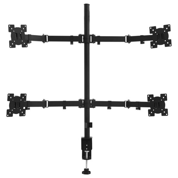 vidaXL Prie stalo montuojamas monitoriaus laikiklis, 13"-23"