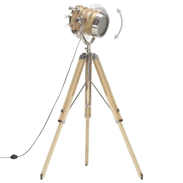 vidaXL Trikojis pastatomas &scaron;viestuvas, 131cm, mango medienos masyvas