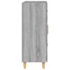 vidaXL Šoninė spintelė, pilka ąžuolo, 69,5x34x90cm, apdirbta mediena