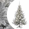 vidaXL Dirbtinė kalėdinė eglutė su rutuliuku 120 cm 150 LED