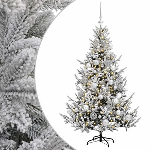 vidaXL Dirbtinė kalėdinė eglutė su rutuliuku 120 cm 150 LED