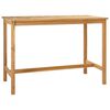 vidaXL Baro stalas Natūrali 150 x 75 x 105 cm Kieto teka medžio