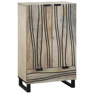 vidaXL Medijų saugojimo spintelės ir stelažai Balta ir juoda