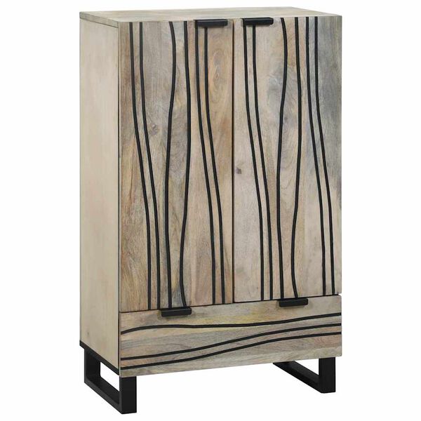 vidaXL Medijų saugojimo spintelės ir stelažai Balta ir juoda