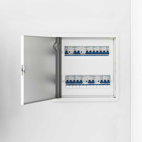 vidaXL Prieigos skydas Balta 63 x 33 x 3 cm Plienas