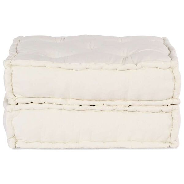 vidaXL Modulinė sofa, kreminės spalvos, 70x70x36 cm, audinys