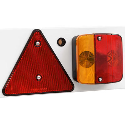 vidaXL Priekabos žibintas, raudonas, 115x7x14cm, klasikinė 12V lemputė