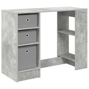 vidaXL Stalas Betono pilka 100 x 40 x 75 cm Apdirbta mediena