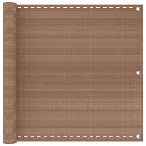 vidaXL Balkono Ekranas 75 x 700 cm HDPE ir aliuminis Stačiakampio