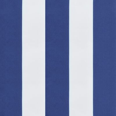 vidaXL Pagalvėlės, 4vnt., mėlyni ir balti dryžiai, 50x50 cm, audinys