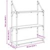 vidaXL Sieninė lentyna su lentyna Amatininkų ąžuolas 60 x 21 x 78,5 cm