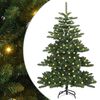 vidaXL Dirbtinė Sulankstoma Kalėdų Eglutė Žalia 150 cm PVC ir Plienas