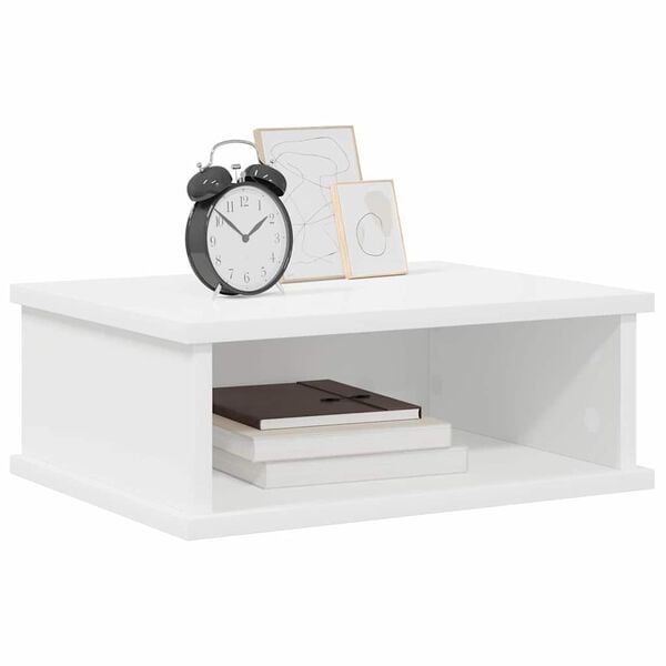 vidaXL Naktinis staliukas 2 pcs Balta 40 x 31 x 15 cm Apdirbta mediena