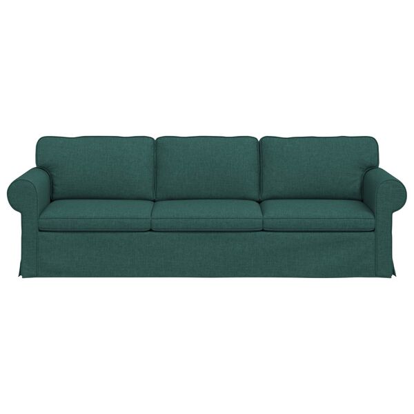 vidaXL Sofa Tamsiai žalia Bendri matmenys: 245 x 82 cm (P X G x A)