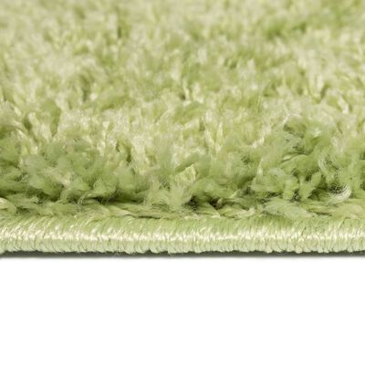vidaXL Shaggy tipo kilimėlis, 120x170 cm, žalias