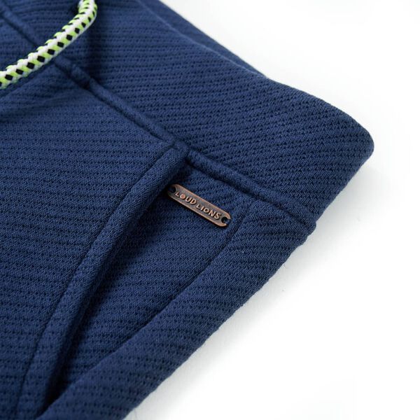 Vaikiški šortai su sutraukiama juostele, tamsiai mėlyni, 116 dydžio