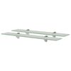 vidaXL Pakabinamos lentynos, 2vnt., 60x20cm, stiklas, 8mm (243797x2)