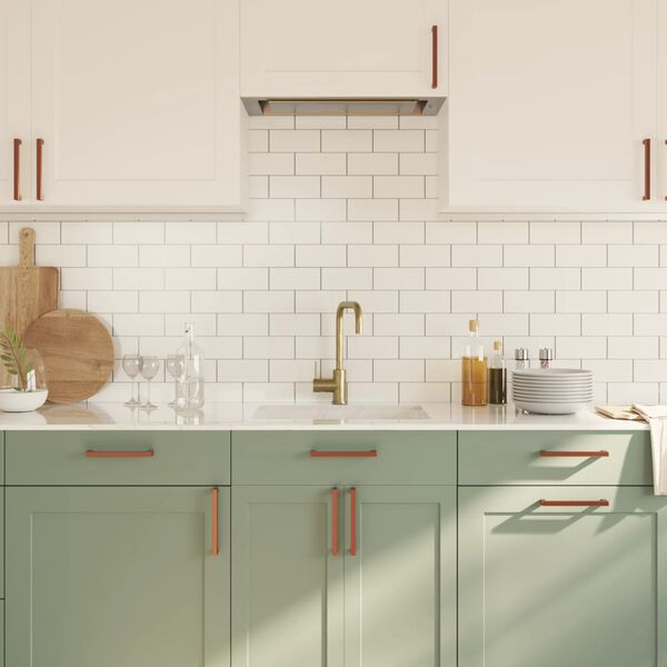 vidaXL Spintelės rankenėlės, 20vnt., bronzinės, nerūdijantis plienas