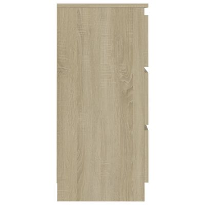 vidaXL Šoninė spintelė, ąžuolo spalvos, 60x35x76cm, mediena