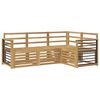 vidaXL Sofų komplektai 4 pcs Balta 187,5 x 128,5 x 73 cm