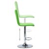 vidaXL Baro kėdė, žalios spalvos, dirbtinė oda