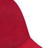 vidaXL Pasukama biuro kėdė, raudonojo vyno spalvos, audinys