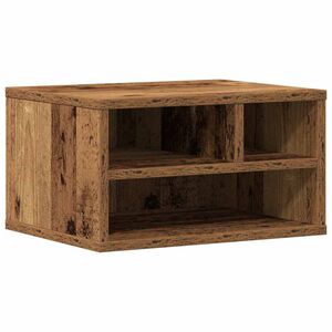 vidaXL Spausdintuvo laikiklis Senas medis 40 x 32 x 22,5 cm
