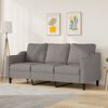 vidaXL Trivietė sofa, taupe spalvos, 180cm, audinys
