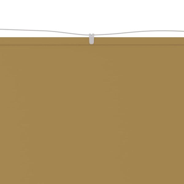vidaXL Vertikali markizė, smėlio spalvos, 300x360cm, oksfordo audinys