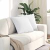 vidaXL Sofa Pagalvės 2 pcs Balta 50 x 50 cm audinys