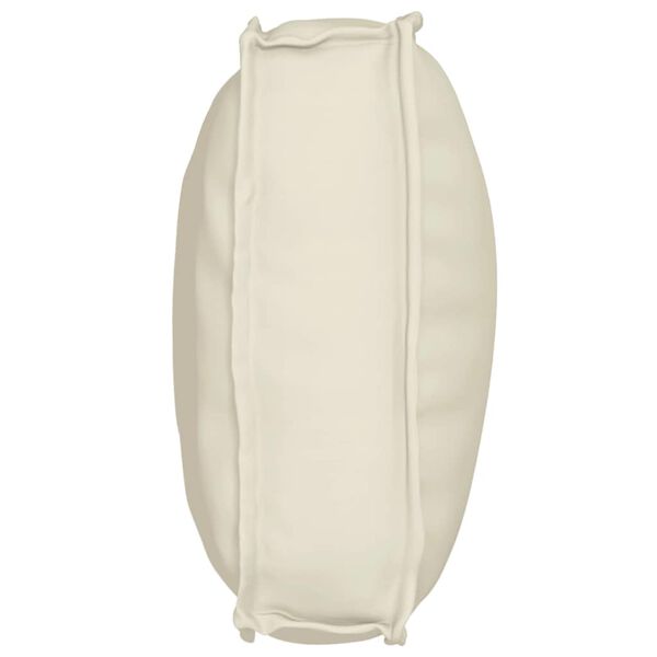 vidaXL Pagalvėlė Kreminė 70 x 40 x 12 cm Oksfordo audinys