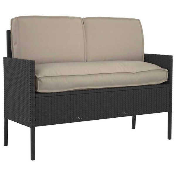 vidaXL Pagalvių komplektas 3 pcs Taupe Oksfordo audinys