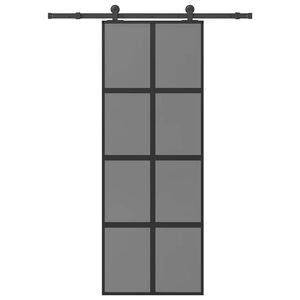 vidaXL Stumdomos durys su įrangos rinkiniu, 76x205cm