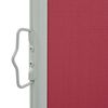 vidaXL Ištraukiama šoninė kiemo pertvara, raudonos spalvos, 120x300cm