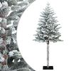 vidaXL Dirbtinė Sulankstoma Kalėdų Eglutė 120 cm PVC ir metalas