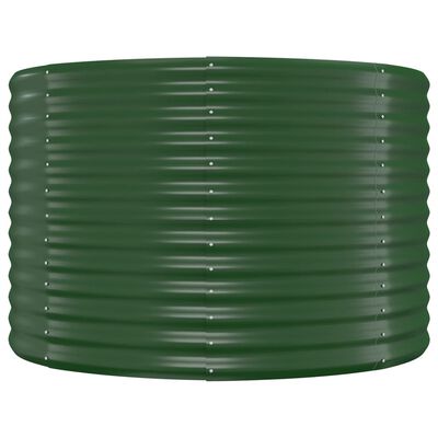 vidaXL Aukštas sodo lovelis, žalias, 175x100x68cm, plienas