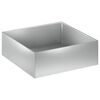 vidaXL Sodo vazonas Sidabrinė 60 x 60 x 20 cm Galvanizuotas plienas