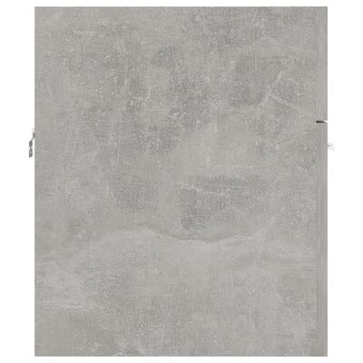 vidaXL Spintelė praustuvui, betono pilkos spalvos, 41x38,5x46cm, MDP