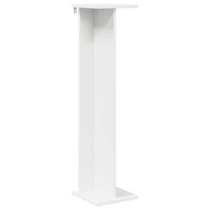 vidaXL Augalų stovas Balta 25 x 25,5 x 100,5 cm Apdirbta mediena