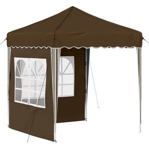 vidaXL Pop-up &scaron;ventinis palapinė 195 x 195 x 245 cm Taupe