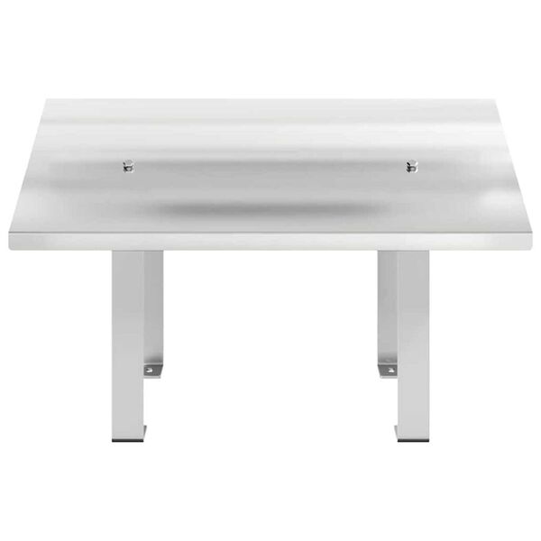 vidaXL Kaminų gaubtas Sidabro 50 x 50 x 37 cm Nerūdijantis Plienas