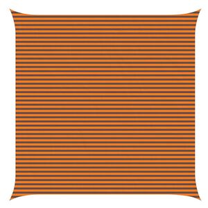 vidaXL Saulės burė Oranžinė ir ruda 6 x 6 m 100% poliesteris Oksfordas