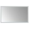 vidaXL LED vonios veidrodis Skaidrus 50 x 30 cm grūdintas stiklas