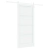 vidaXL Slankios durys 93 x 202 cm Apdirbta mediena Balta