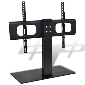 vidaXL TV rėmas su pagrindu, plienas, juodas, 32"-70