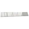 vidaXL Triu&scaron;ių narvas, pilkas, 504,5x80,5x71cm, galvanizuotas plienas