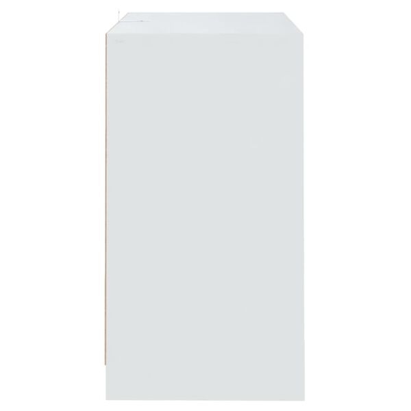 vidaXL Šoninė spintelė, baltos spalvos, 70x41x75cm, apdirbta mediena