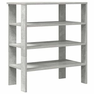 vidaXL Lentyna batams, betono pilka, 61x32x70cm, apdirbta mediena