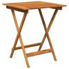vidaXL Sulankstomas valgomojo komplektas, 3 dalių, akacijos masyvas