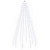 vidaXL Kalėdų eglutės lemputės 210 LED &Scaron;alta balta 210 cm